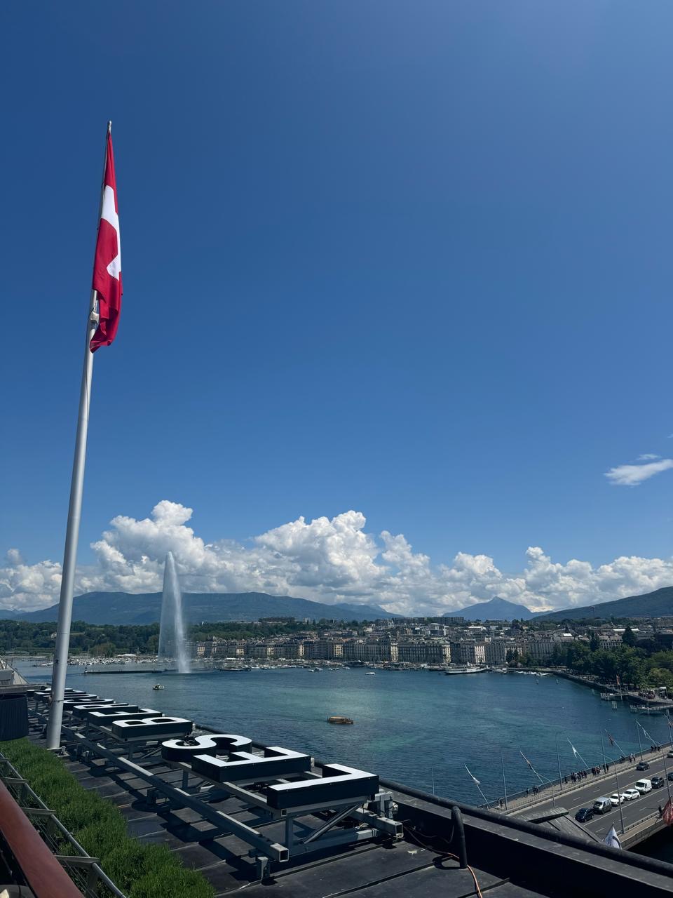 Lake Geneva and the Jet d’Eau